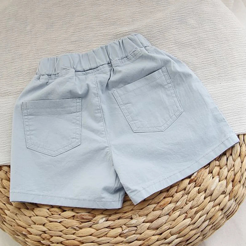 Toddler Boys Girls Shorts Children Shorts Cotton Toddler Kids Short Pant Summer Cotton Boys Beach Shorts Casual Baby Clothing 250304