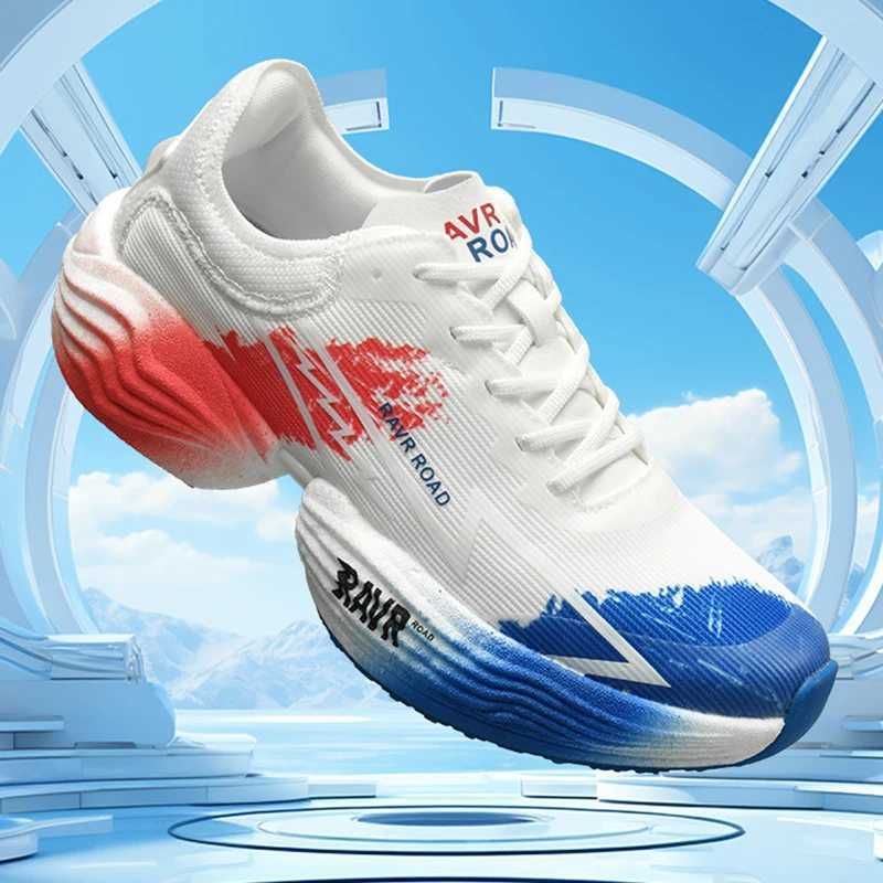 Mens Sneakers Marathon Rebound Carbon Plate Running Shoes Cushioned Walking Shoes Thick Soles Light Weight Tennis ShoesC250304