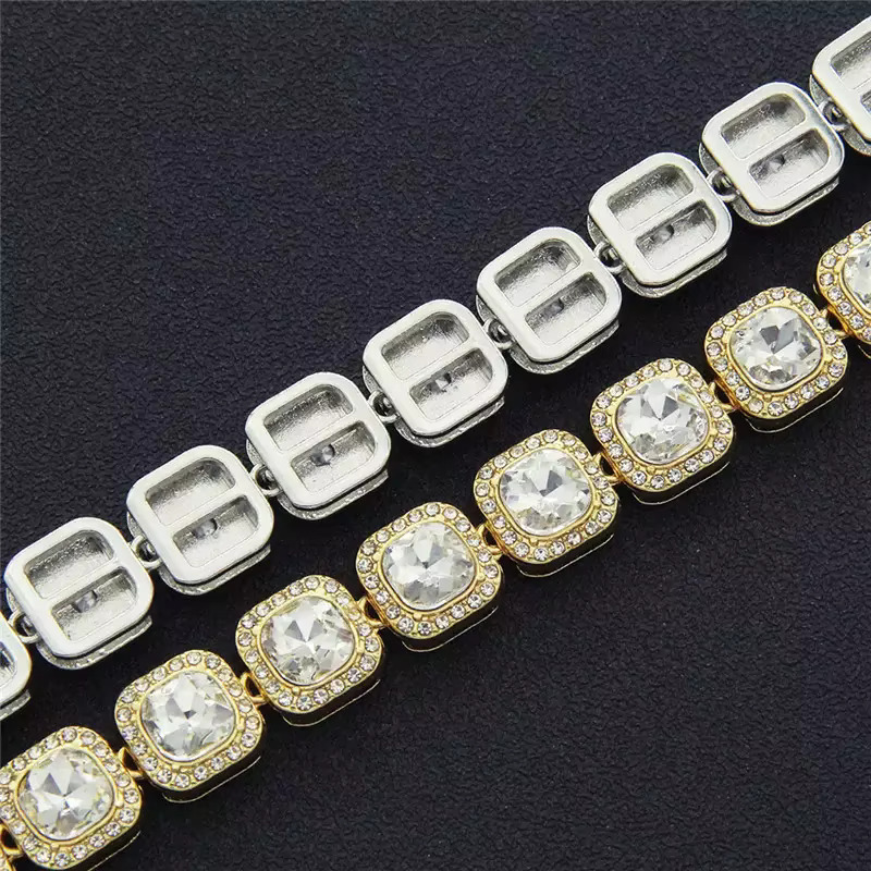 Dia Tennis Chain Classic Design GRA VVS Sier 5mm High Quality Moissanite Necklace