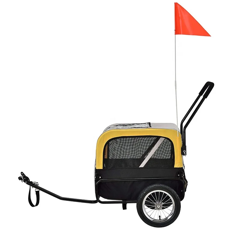 New Design Fashion Dog Bicycle Bike Trailer Pet Trailer With Waterproof (PT003)