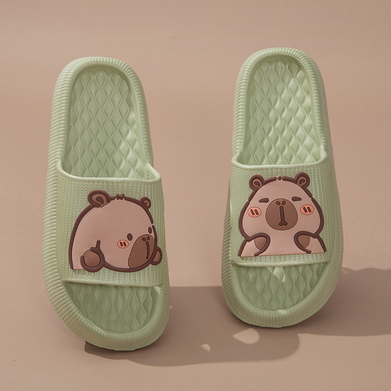 EVA cool slippers for men and women, summer new style, couple fashion, home cute slippers, capybara outdoor wear designer sandals