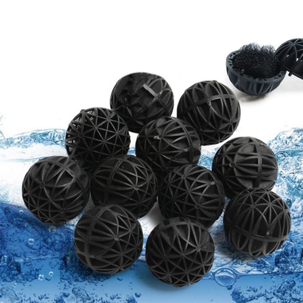 Aquarium Filter Bio-ball with Inside Sponge Filter Media for Aquarium Fish Pond Tank Clean Waterfall Fountain Filters