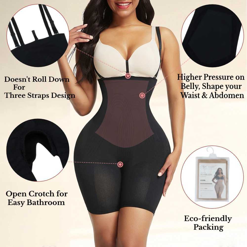 Waist Trainer Body Shaper Colombianas Streching Women Seamless Bodysuit Butt Lifter Shapewear Slimming Sheath Flat Belly CorsetXJ250304