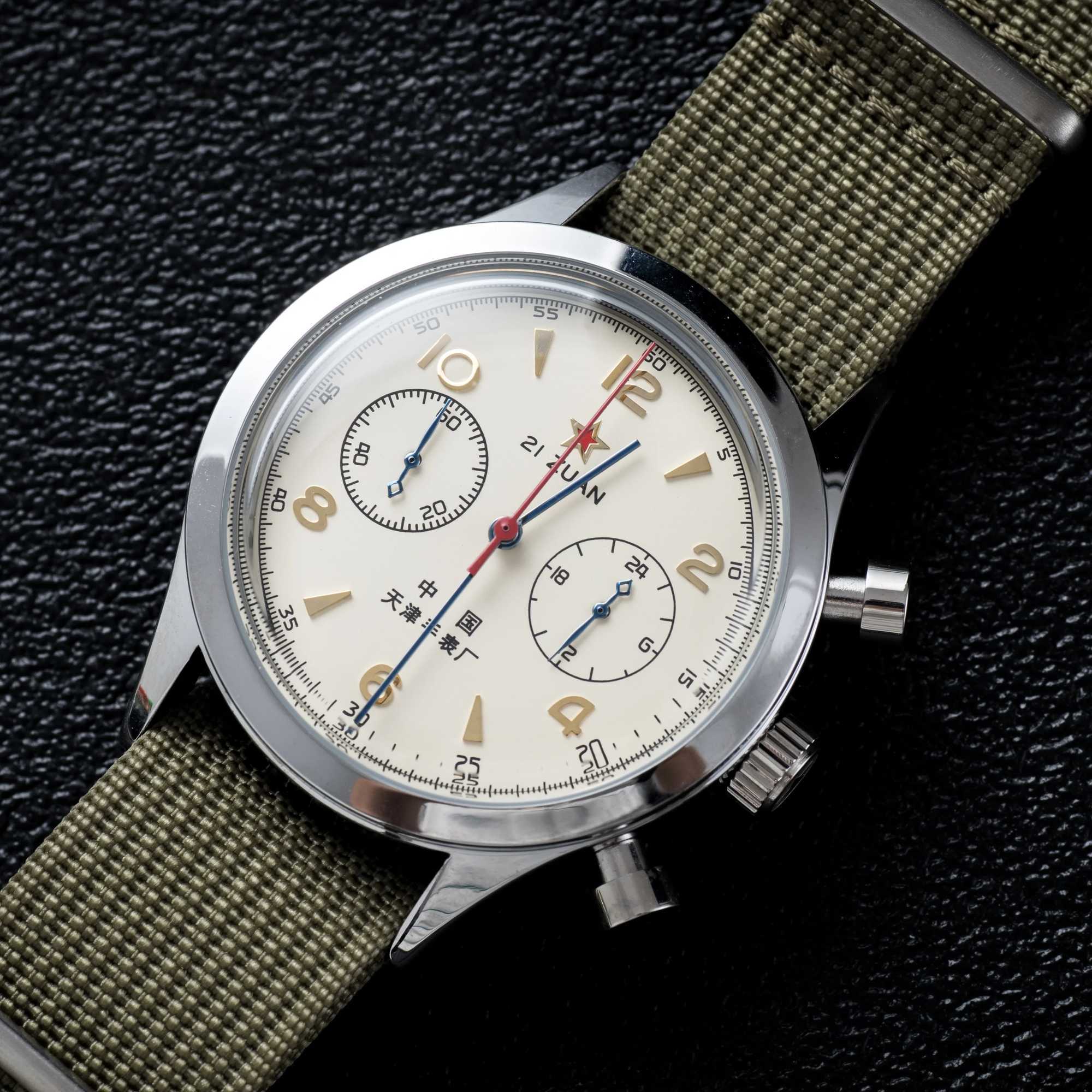 DD38mm/40mm 1963 Homage Men Ice Bubble Dome Glass Beat Quartz Clock waterproof 3Bar busin luxury vintage Pilot MenXJ250304