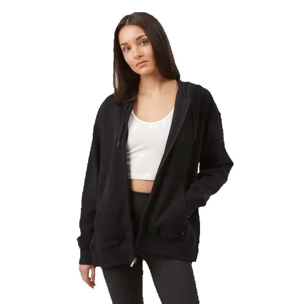 Custom Women's Eco-Friendly Hooded Zip-Up Oversized Fleece Hoodie
