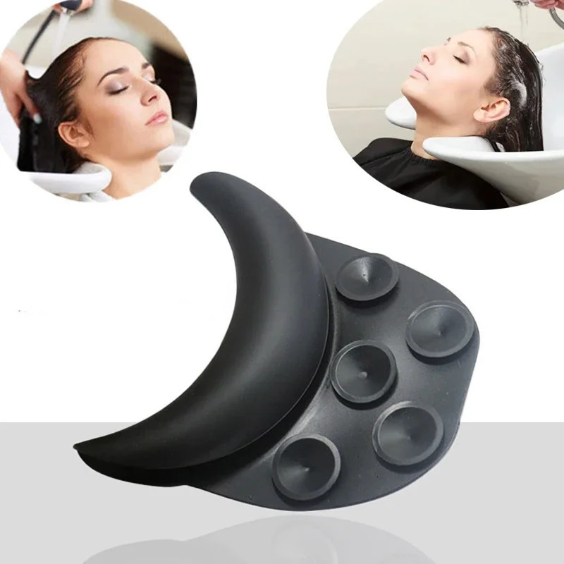 Salon Hair Wash Sink Silicone Neck Rest Cushion Shampoo Bowl Soft Elastic Neck Support Pillow Basin Hairdressing Tool 250304