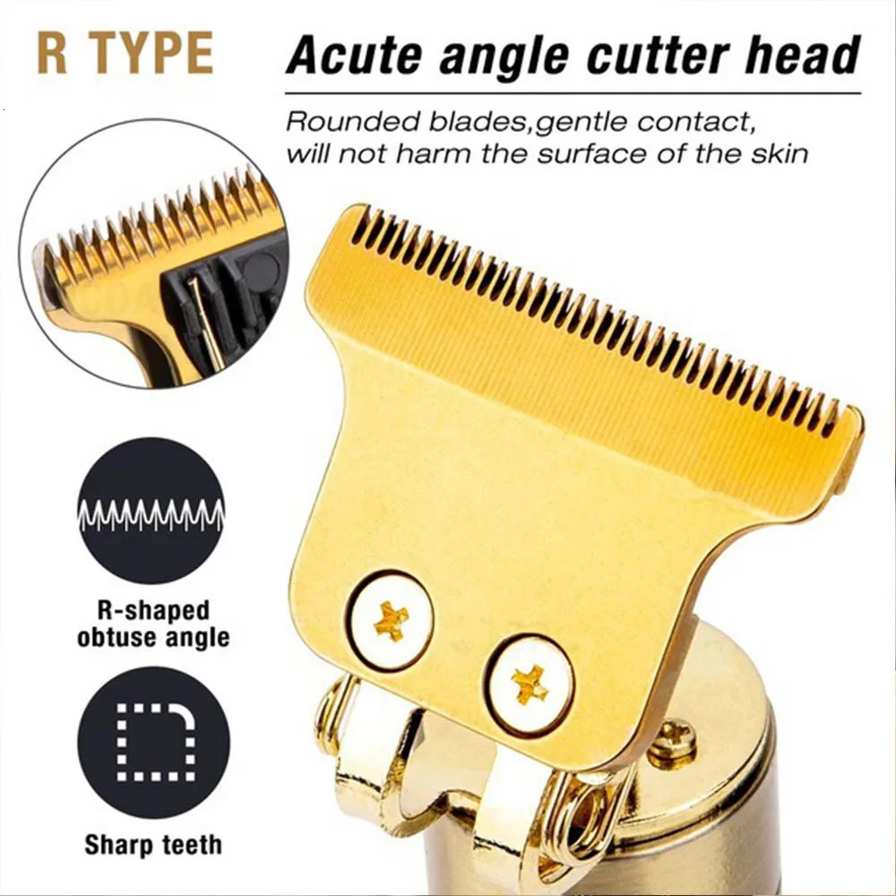USB Rechargeable Clipper Barber Professional Electric hair trimmer Shaver Trimmer Beard 0mm Hair Cutting Machine for men 250303 C260312