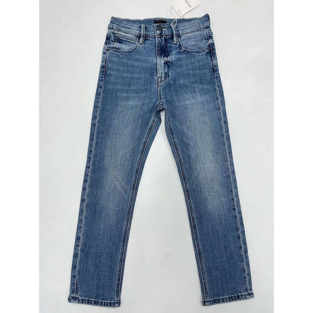 High Quality Women High Waist Slim Jeans Fashion Casual Denim Ankle-Length Pants