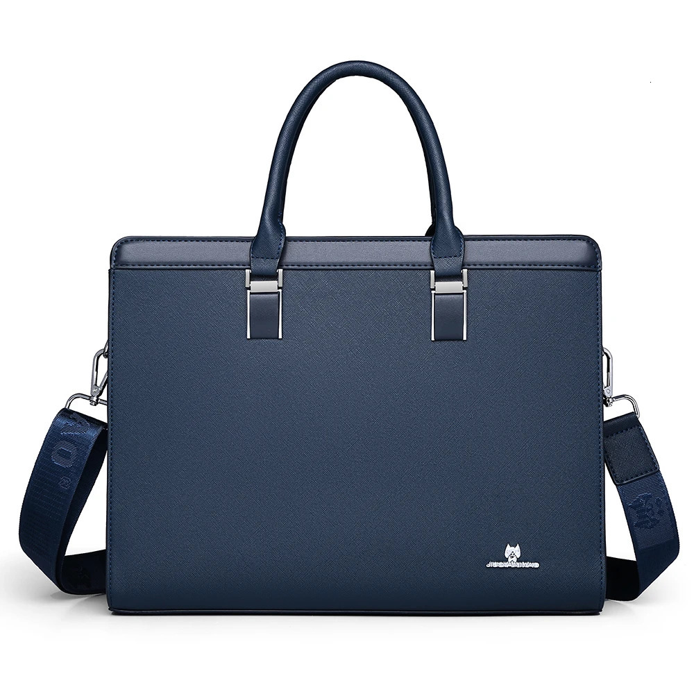 Solid color large capacity PU leather mens handbag business briefcase laptop bag bags for men sac a main bags for women 250228