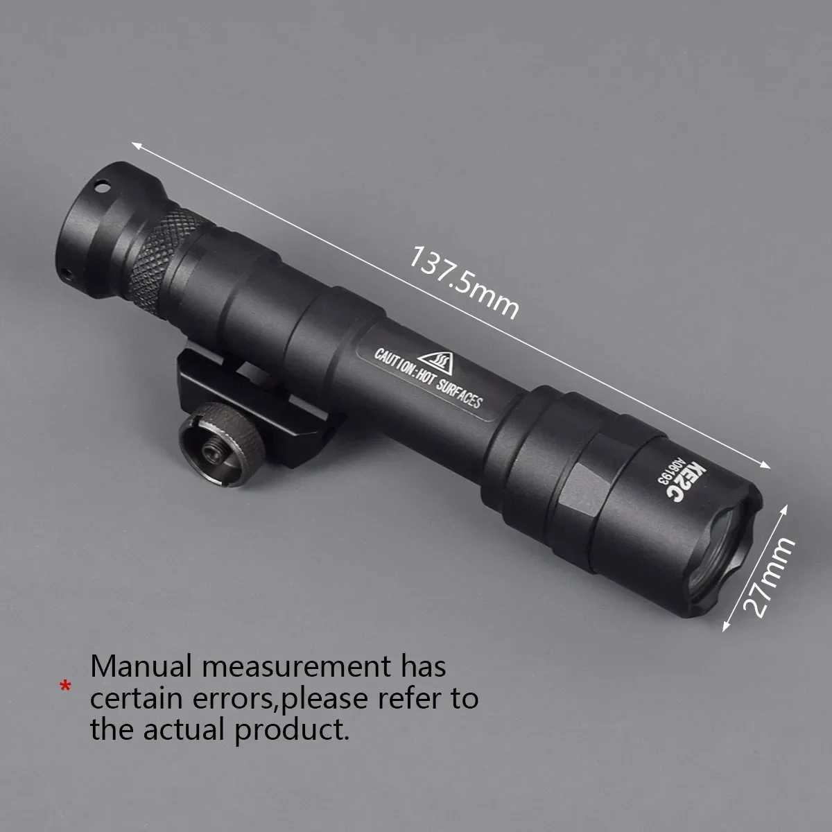 Tactical Head M600 Upgrade M600V Strobe M600V-IR Infrared Airsoft Weapon Scout Light Hunting 20mm Rail Metal Lantern TorchXJ250303