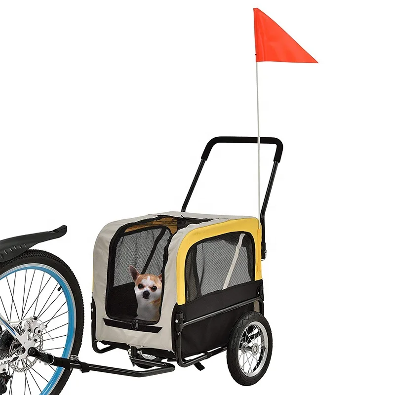 New Design Fashion Dog Bicycle Bike Trailer Pet Trailer With Waterproof (PT003)