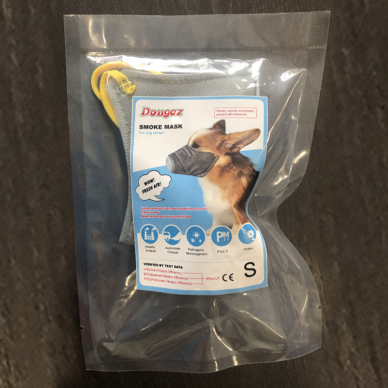 Dog Anti-fog Haze Mouth Masks Anti Dust Gas Pollution Dog Soft Face Cotton Mask Pet Respiratory PM2.5 Filter Muzzle Protect Mask