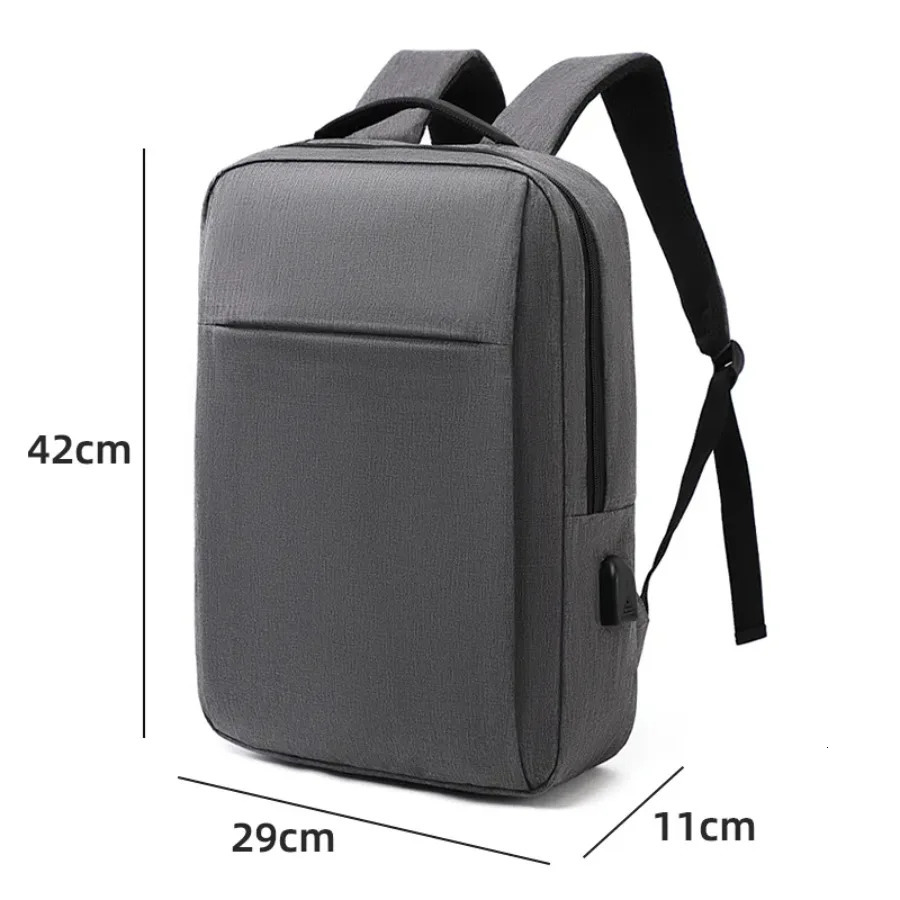 Ship from US Men 156 Inch Laptop Backpack Business Travel Waterproof Shoulder Bag Large Capacity School For Teenager 250304FBB