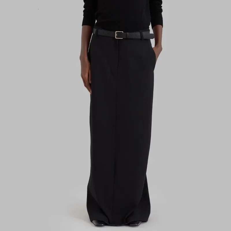 New Autumn And Winter Fashionable Commuter Style High Waist Solid Color Sheath Skirt For Women