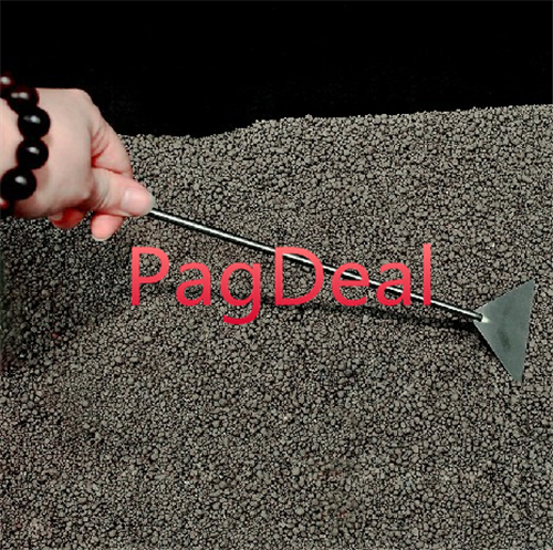 Aquarium Stainless Sand Scraper Substrate Gravel Leveler Live Plant Fish Tank Sand Bulldozer free ship