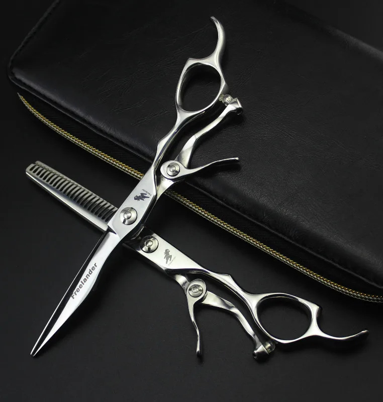 6 in. Special Baber Scissor High Quality Hair Scissors setStraight Thinning scissors set barber shears 250304