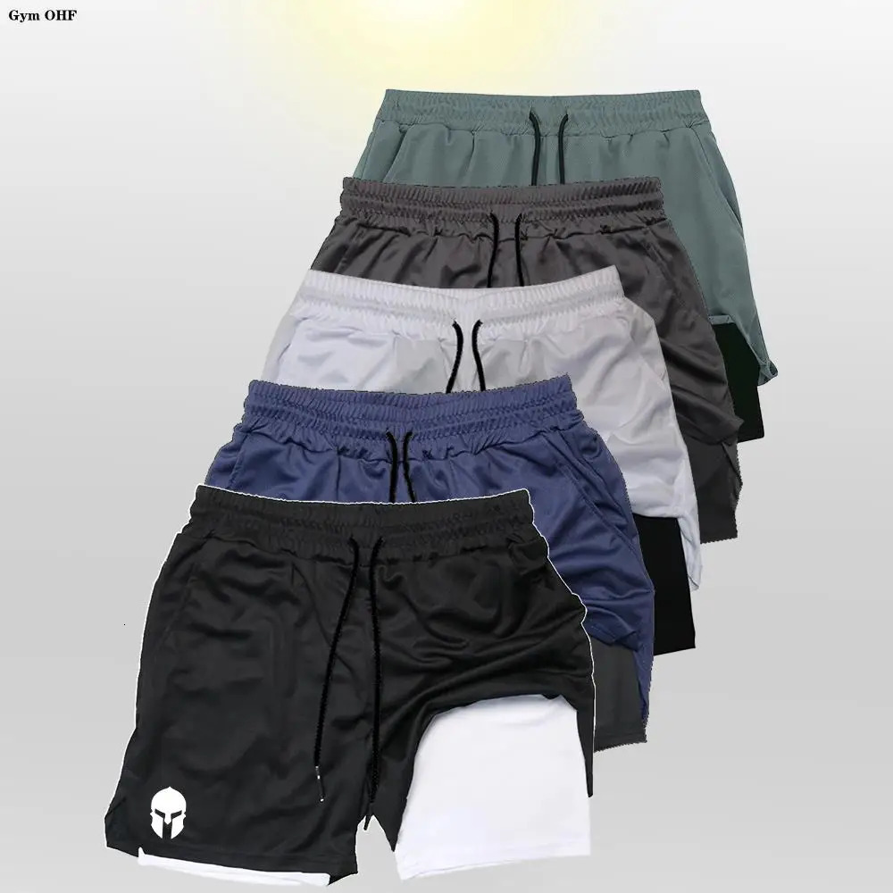 Spartan Compression Shorts 2in1 Mens Casual Beach Gym Fitness Jogging Sports Breathable Quick Dry Elastic Swim 250224