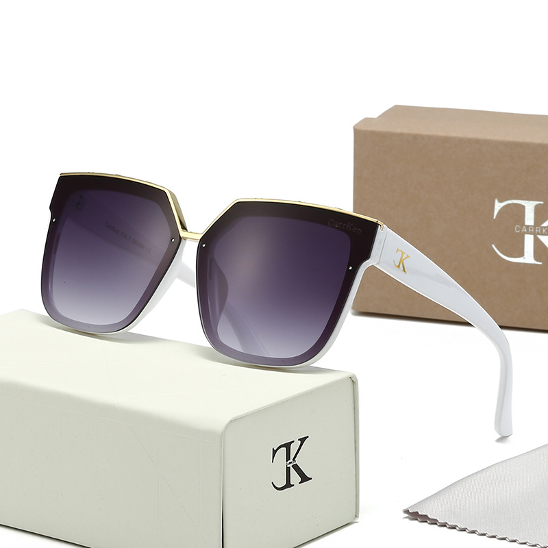 CK 7125 Top luxury Sunglasses polaroid lens designer womens Mens Goggle senior Eyewear For Women eyeglasses frame Vintage Metal Sun Glasses With Box