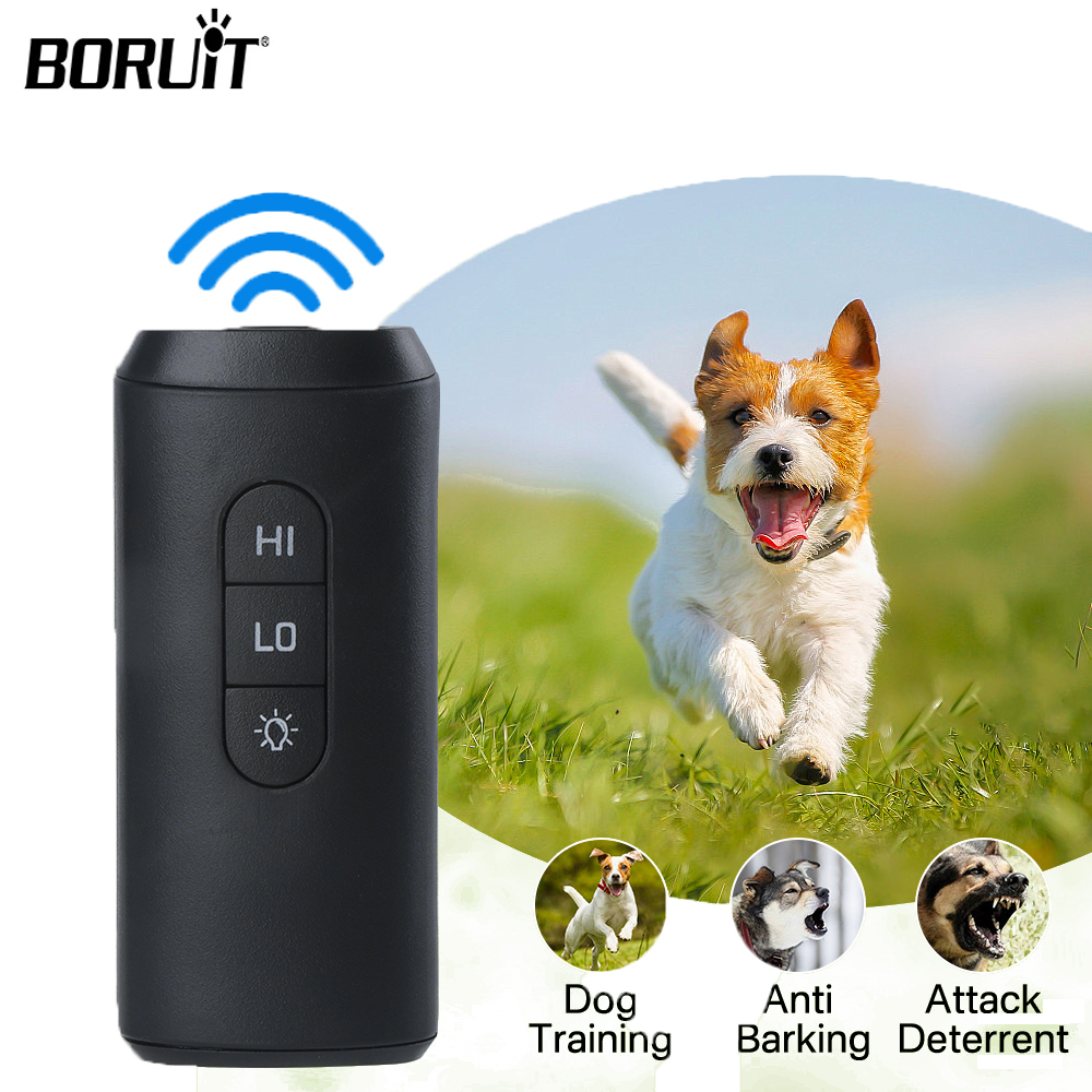 Ultrasonic Dog Repeller Pet dog Repeller Suppressor Anti Bark Outdoor Anti Noise Dog Tools Dog Training Device Pet Products
