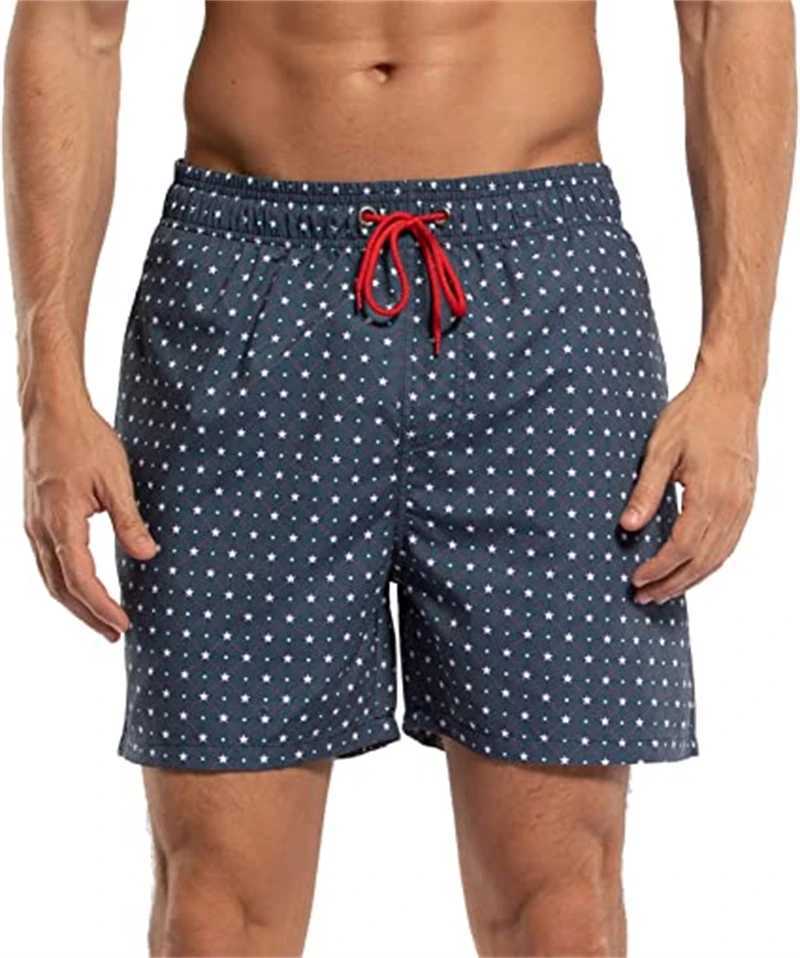 Men Summer Swimwear Shorts Male Swimming Trunks Swimsuits Beachwea Man Surf Beach Swim Sport Pants Board Mesh Lining And PocketsT250304