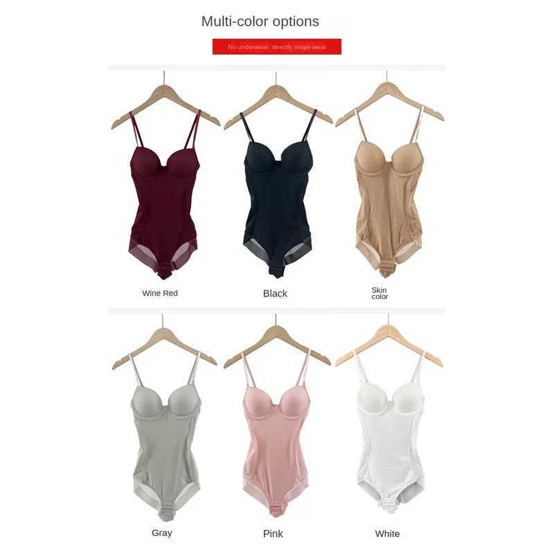 Flash Sale! Underwire White Bodysuit for Women - Stretch Solid Color Silky Shapewear at Unbeatable PricesXJ250304