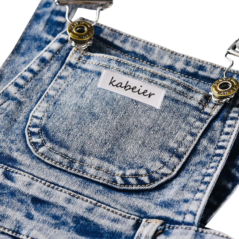 Baby Boy Girl Overalls INS Toddler Denim Jumpsuit Clothes Unisex Infant Summer All-match Casual Pants 1 2 3 Y Kid Daily Set 250304