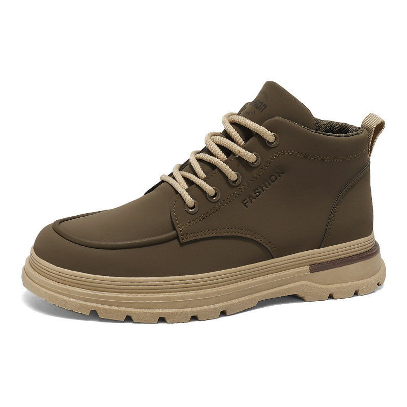 Spring And Summer 2025 Original Designer New High Top Martin Boots Men s Lace Up Multifunctional Thick Soled Outdoor Casual Leather Boots Sports Board