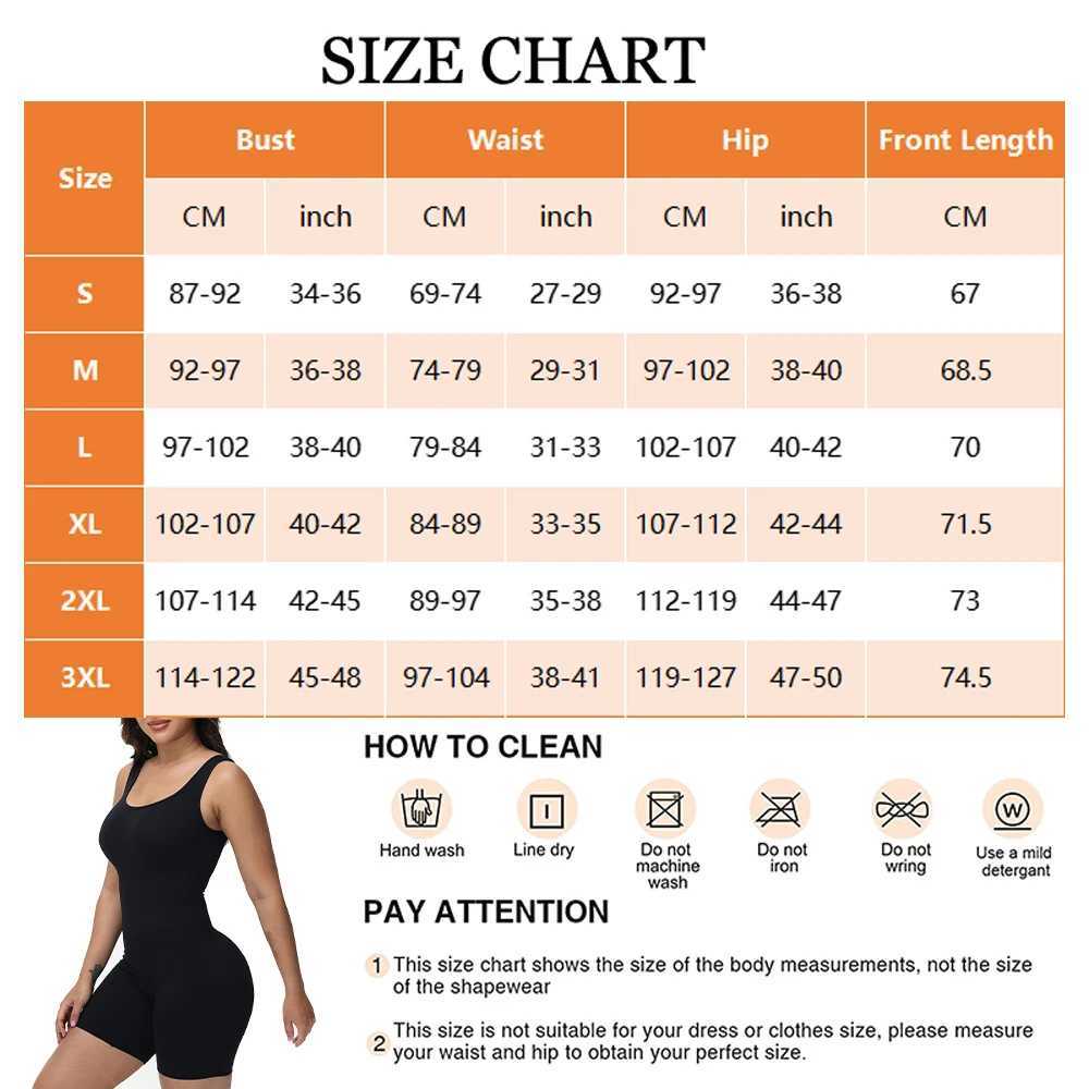 Full Body Shapewear Bodysuit for Women Compression Waist Trainer Body Shaper Bodysuit Fajas Underwear Slim Corset BodysuitsXJ250304
