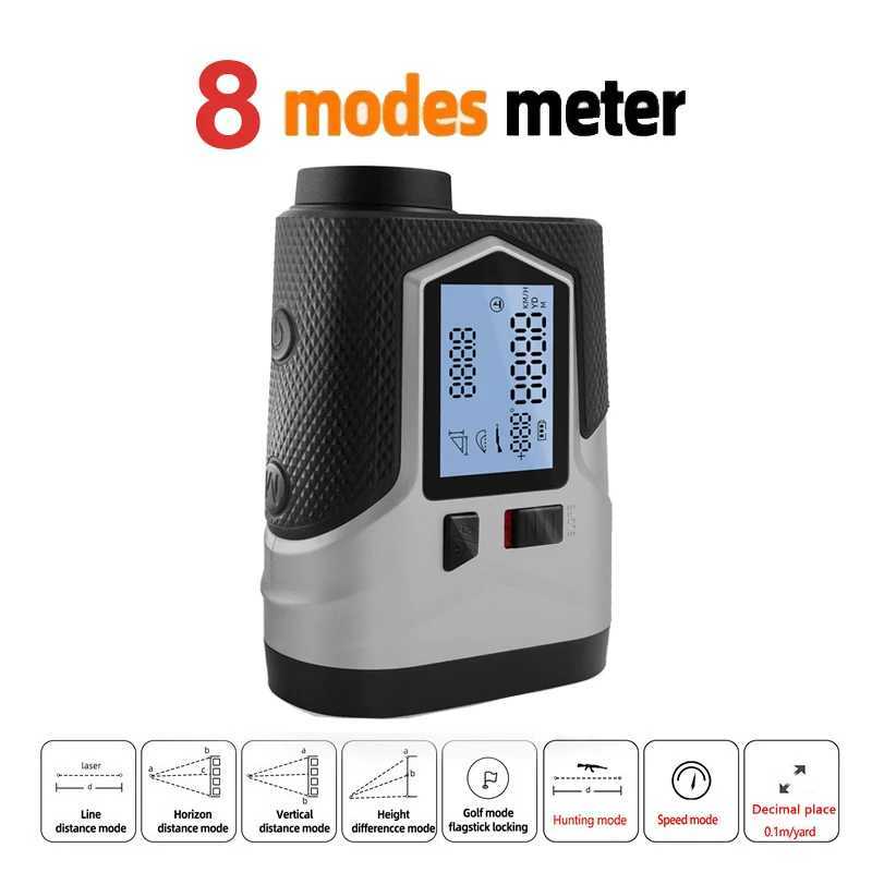 Golf Laser Rangefinder Rechargeable 1200m 650m with Slope Adjusted Flag-Lock Vibration Laser Distance Meter Telescope X250304