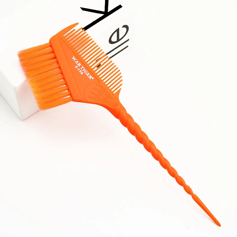 brush hair coloring products double-sided Sharp tail unicorn brush hairdresser color comb 250304