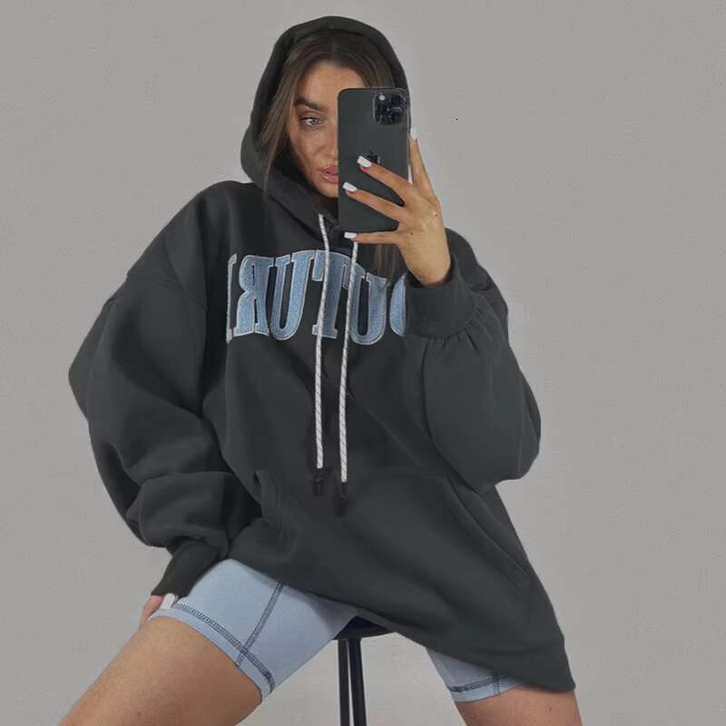 Wholesale 2022 New Fashion INS Women's Hoodies Loose Sleeveless Casual Sweatshirts