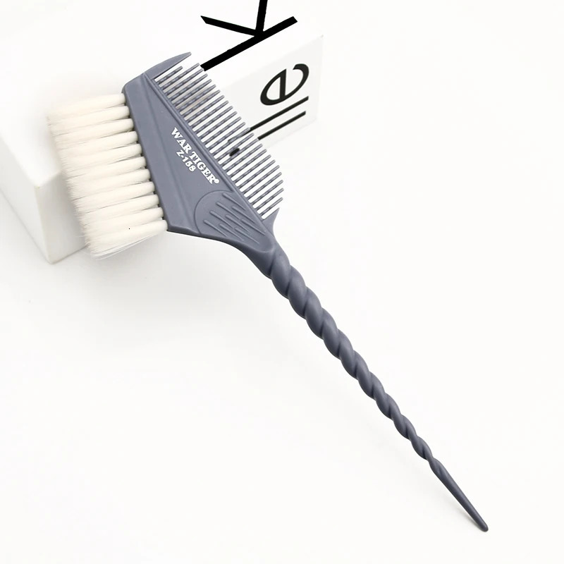 brush hair coloring products double-sided Sharp tail unicorn brush hairdresser color comb 250304