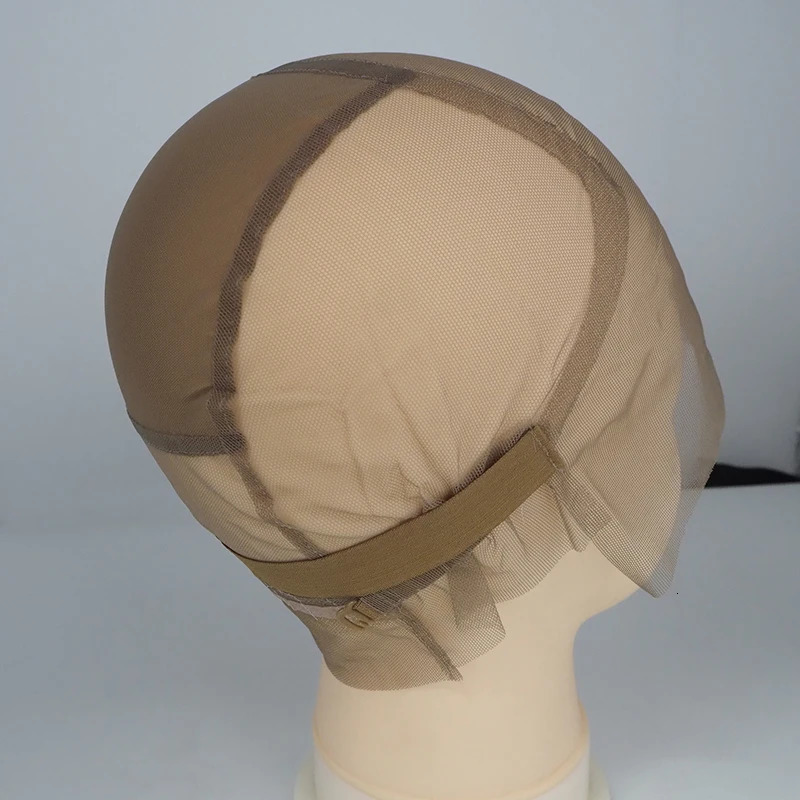 Full lace wig caps for making full lace wigs with adjustable band transparent wig foundations 250228