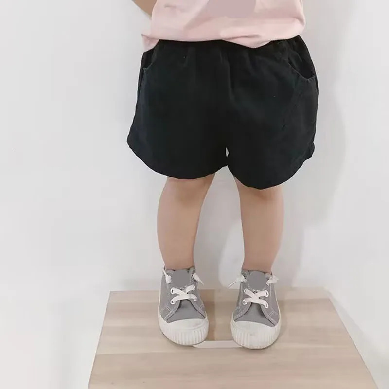 Boy Short Pants for Toddler Kids Childrens summer Clothes Baby Boys Shorts Solid Khaqi Biege 250304