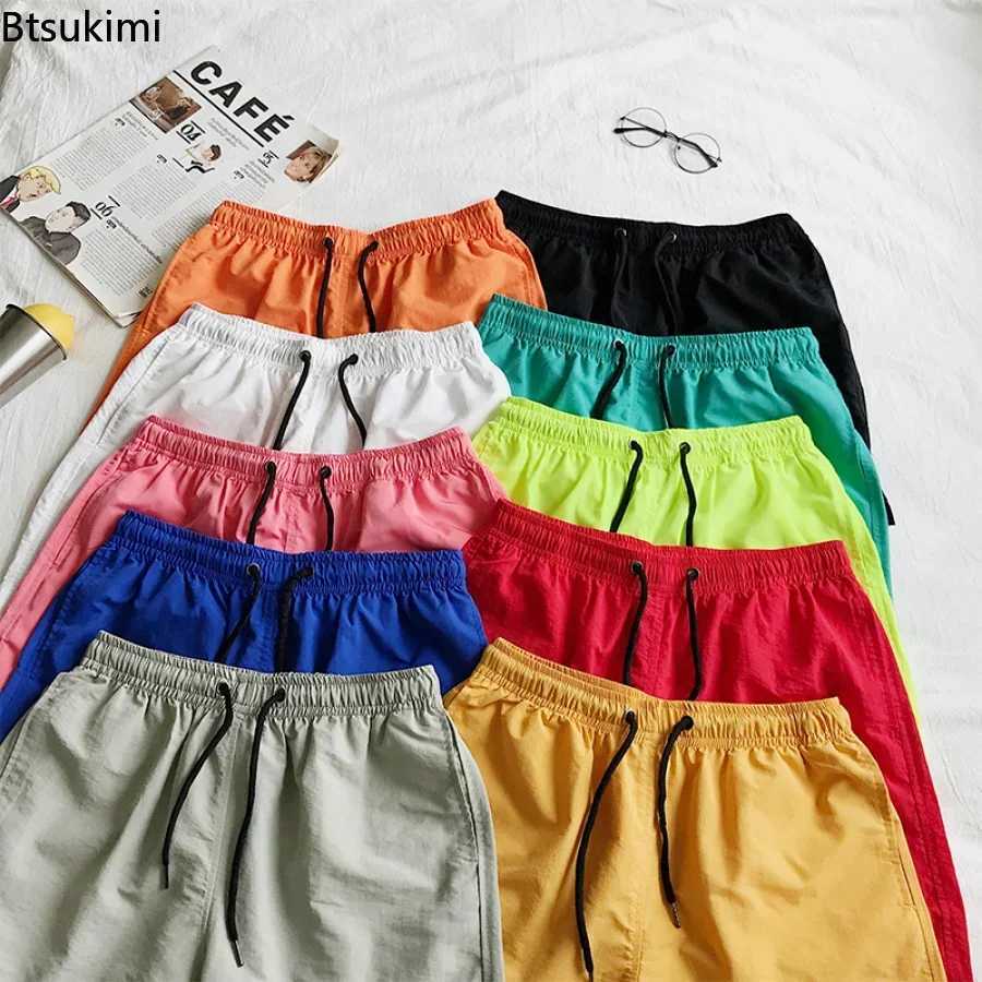 2025 Summer Mens Swimwear Swim Shorts Trunks Beach Board Shorts Swimming Pants Mens Running Sports Surffing Shorts Male M-5XLT250304