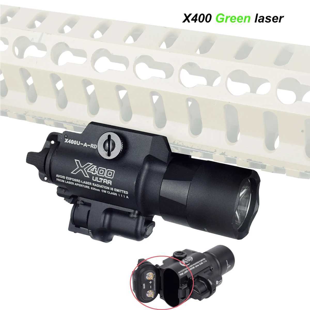 Tactical Outdoor Hunting Weapon Light X400 series Infrared air gun Weapon torch light With Upgrade Rote Dual Function SwitchXJ250303