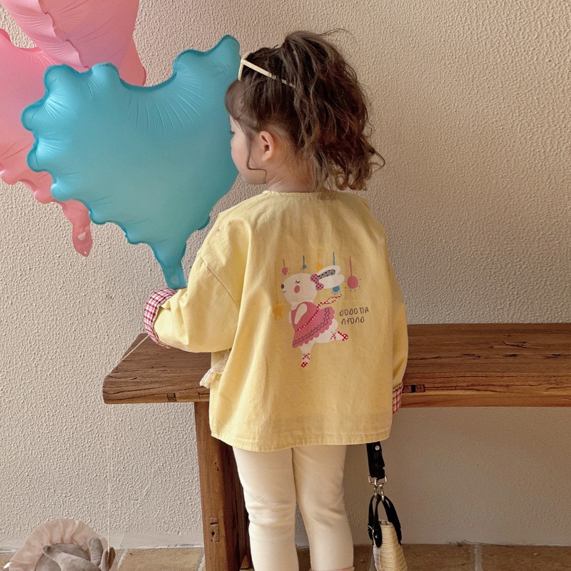 Ddmyshoesvip Girls Windbreaker Jacket And Autumn New Style Children S Western Style Korean Version Clothing For Baby Girls Spring Loose Top