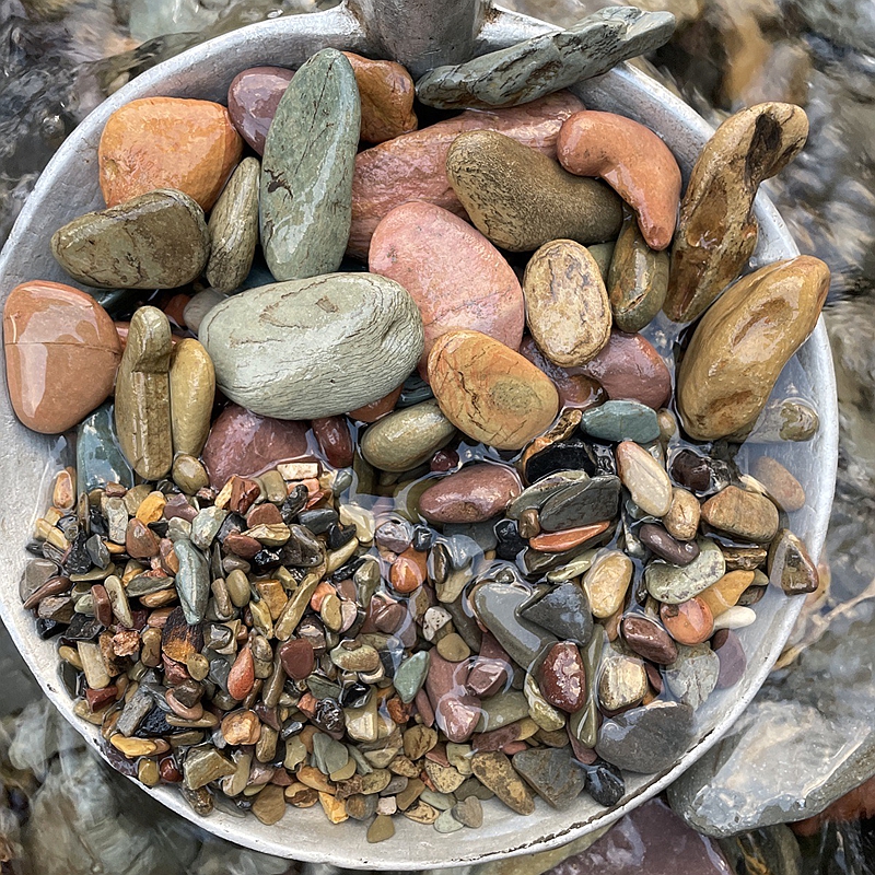 100/200/500g Fish Tank Bottom Sand Stone Aquarium Landscape Native Stream Natural Sand Stone Garden DIY Accessories Decorations