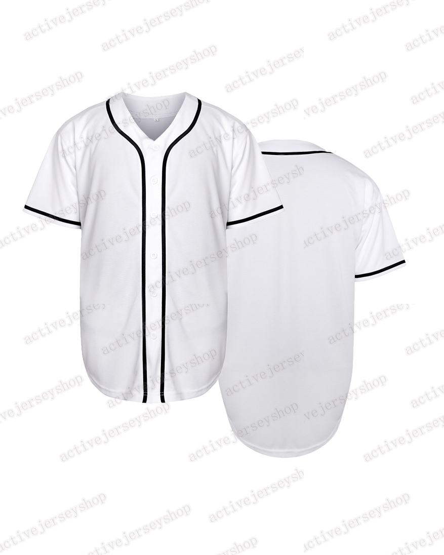 tWholesale Baseball Jersey Blank Breathable Softball Uniforms for Men/Kids Quick-Dry Sweat-Absorbing Tee Shirts Any Color instock fast shiping