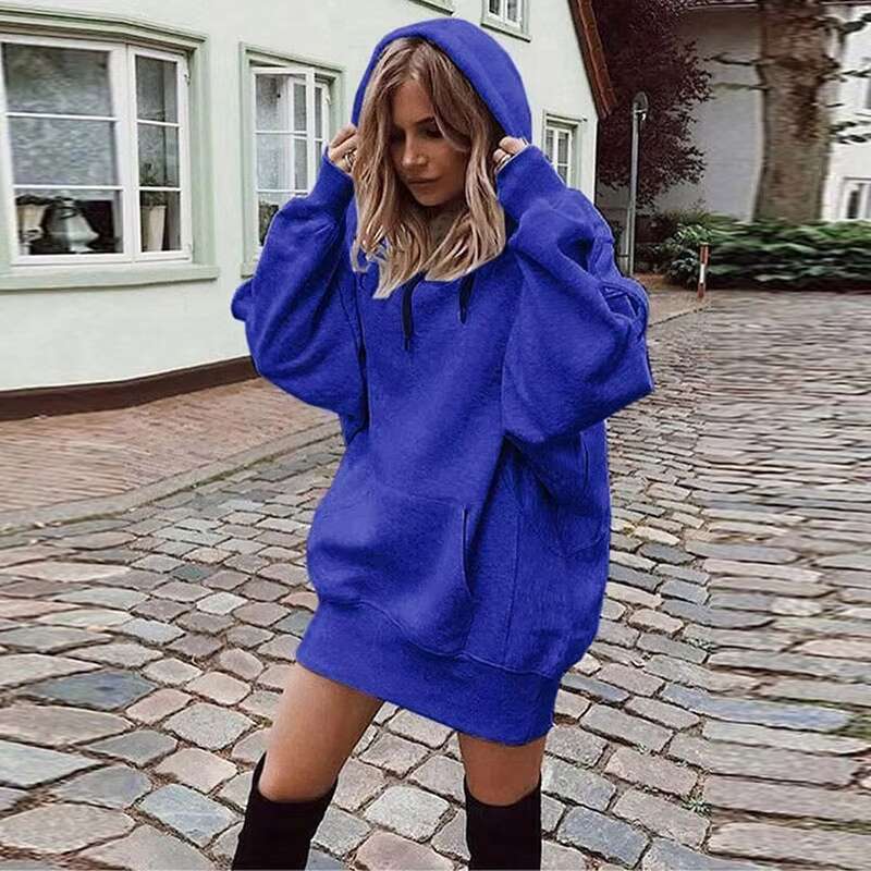 Xs-5Xl Custom Autumn Winter Oversized Hoodie Women's Hoodies & Sweatshirts