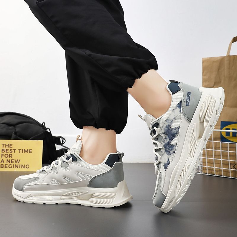 Men s 2025 Designer s New Summer Breathable Mesh Sports And Leisure Outdoor Multi Functional Thick Soled Fashion Dad Shoes