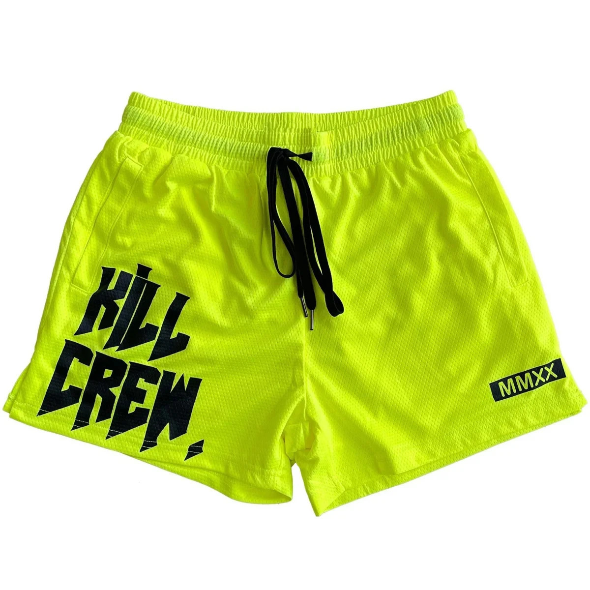 Summer Mens Running Fitness Gym Shorts Mesh Quick Dry Drawstring Beach Pants 250225