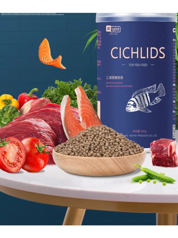 YEE Cichlids Fish Food Rich In Protein Content Add Color