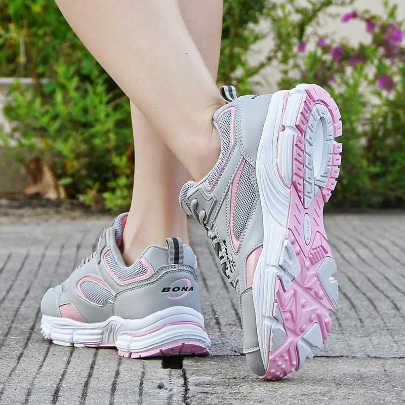 BONA New Designers Running Shoes Breathable Outdoor Sports Shoes Women Lightweight Sneakers Ladies Comfort Athletic Shoes Z250225