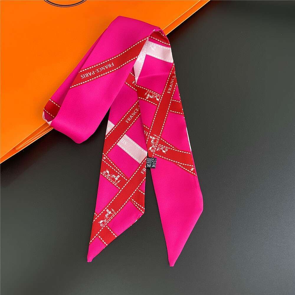 New Product Blue Printed Cartoon Anime Male Summer Simulation Hairband Silk Scarf Bag Ribbon