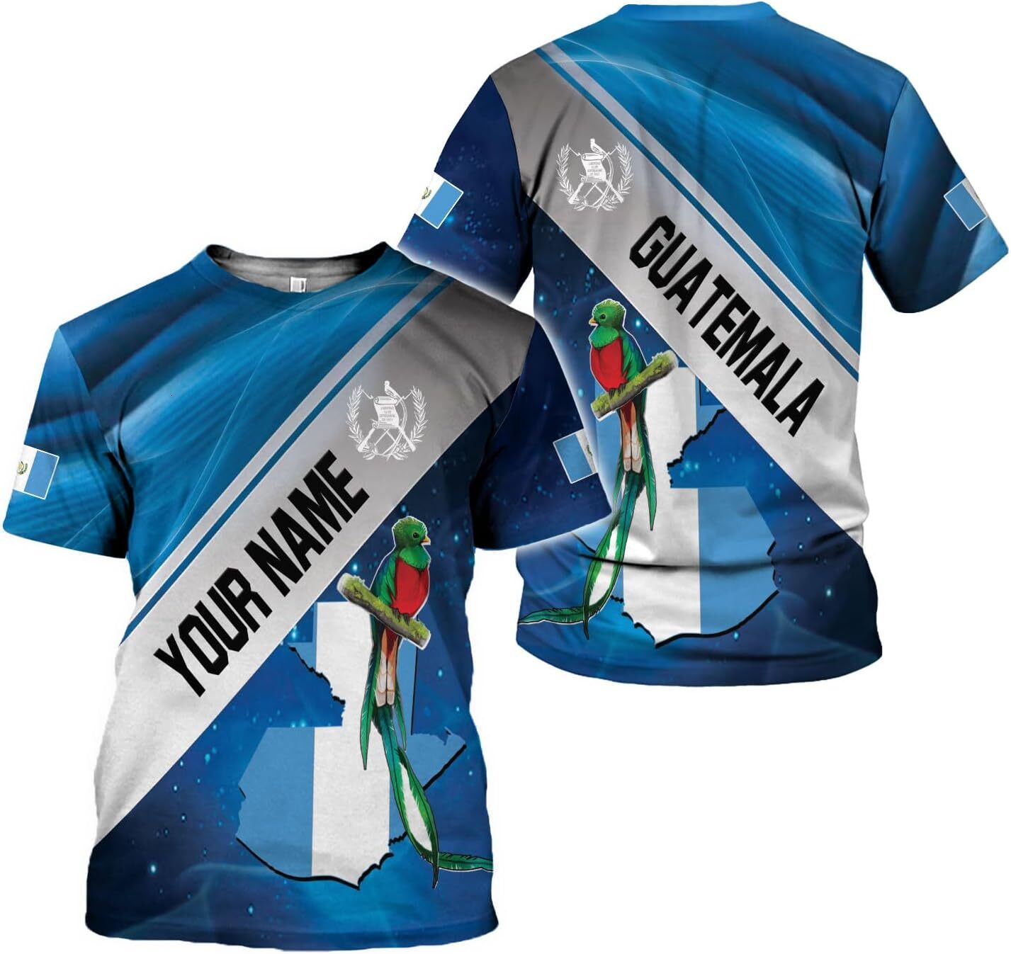 Mens T shirt Personalized Guatemala Shirt 3D Guatemala Camisas Guatemala Flag Shirts, Guatemalan Pride T-Shirt for Men Women GT11 tee Casual tops summ