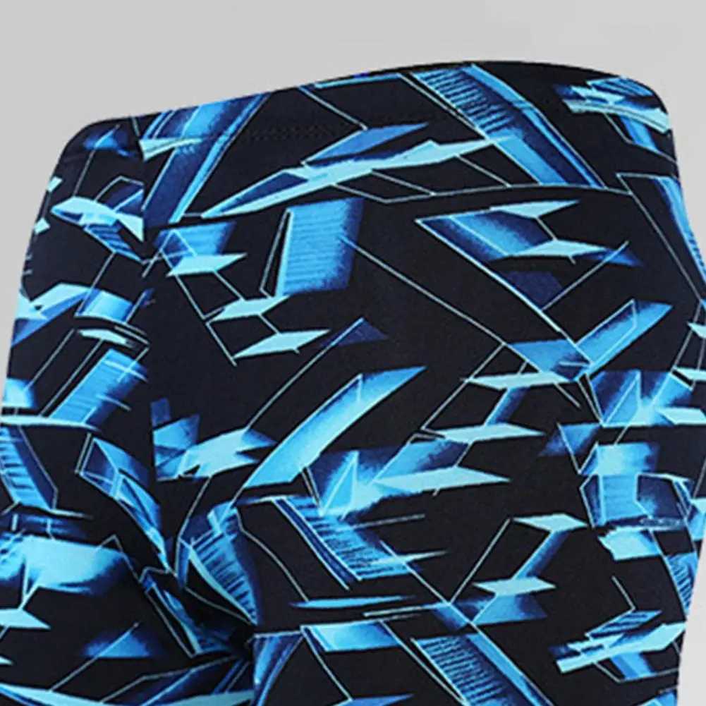 Men Boxer Shorts Men Trunks Colorful Print Quick Dry Slim Fit Swimming Trunks for Beach Mens Underwear Boxers For MaleT250304