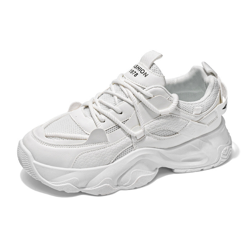 Designer s New Fashionable Lightweight Breathable Mesh Men s Trendy Versatile Thick Bottom Sports And Leisure Skateboarding Shoes For Spring And Summe