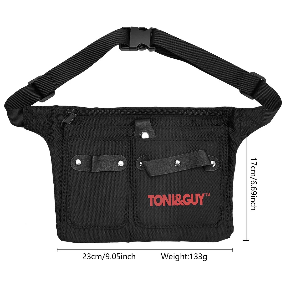 Barber Scissor Bag Hairdressing Stuff Case Clips Comb Holster Bags Barber Waist Pack Belt Leather Bag Salon Tools Accessories 250304