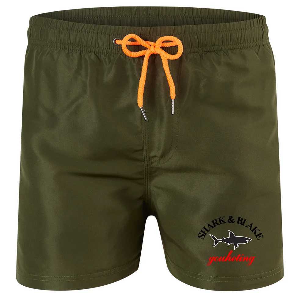 New summer seaside vacation mens cool shorts beach pants loose mens casual fashion sports pants beach pants swimming trunksT250304